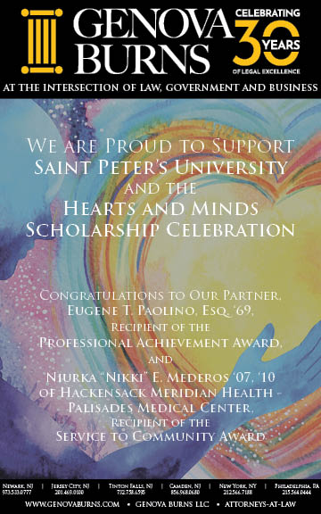 Eugene T. Paolino to be Honored by Saint Peter’s University 